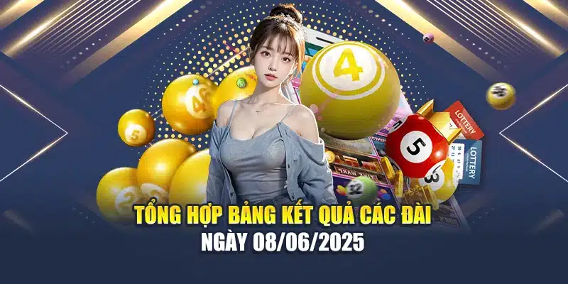 Soi Cầu Xổ Số Miền Nam 15/06 Của Chuyên Gia Đến Từ QH88 2 Tổng hợp bảng kết quả các đài ngày 08/06/2025